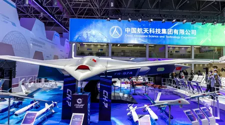 China presents the latest Caihong-7 drone with a "flying wing" design