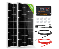 ECO-WORTHY 200 Watt Solarmodul-Kit