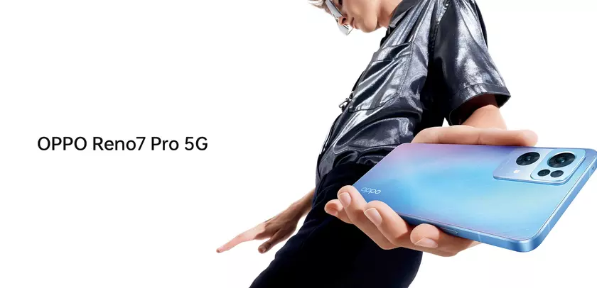 OPPO Reno 7 Pro с AMOLED-экраном на 90 Гц, чипом Dimensity 1200 Max и быстрой зарядкой на 65 Вт вышел за пределами Китая