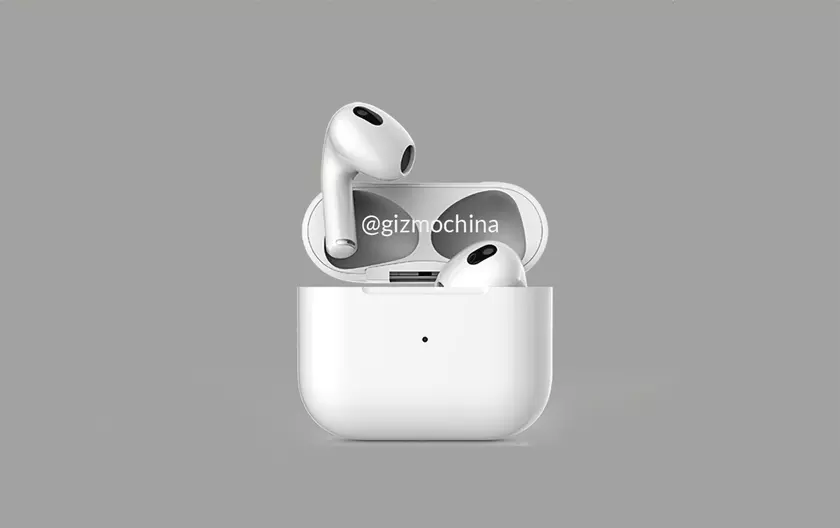 За две недели до анонса: в сеть утекли качественные рендеры Apple AirPods 3