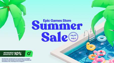 Non perdete l'occasione! Epic Games Store ha lanciato i saldi estivi con sconti fino al 90% e il 10% di rimborso su ogni acquisto.