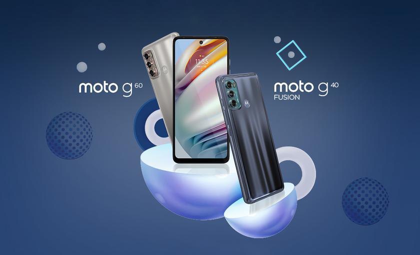 Motorola представила Moto G60 и Moto G40 Fusion: IPS-дисплеи на 120 Гц, чипы Snapdragon 732G и тройные камеры до 108 МП