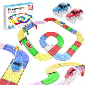PicassoTiles Magnetic Race Track