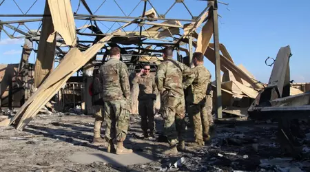 Al-Assad airbase in Iraq, where US troops are stationed, was struck by Katyusha missiles