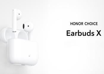 Honor Choice Earbuds X вышли за пределами Китая: TWS-наушники с защитой IPX4 и автономностью до 28 за $31