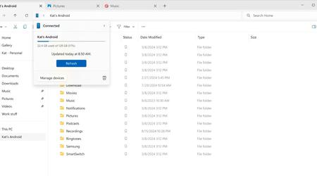 Нова функція в Windows 11 дозволяє управляти Android файлами через провідник
