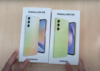 Three days before unveiling: a video of the Galaxy A34 and Galaxy A54 unboxing has surfaced online