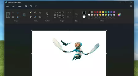 Microsoft has started testing the automatic background removal feature in Paint