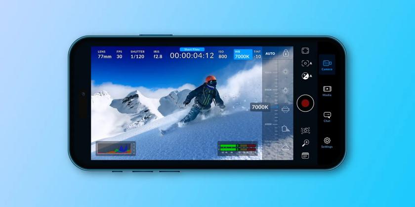 Приложение Blackmagic Camera для iPhone теперь поддерживает Camera Control