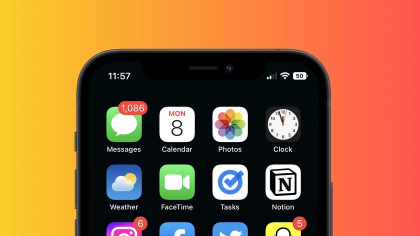 iOS 16 affiche désormais le pourcentage de charge dans l'indicateur de batterie