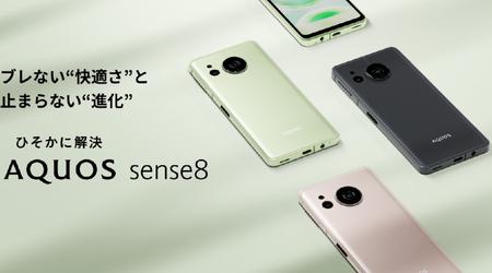Sharp Aquos Sense 8 - Snapdragon 6 Gen 1, 180Hz IGZO OLED-skjerm, NFC, 50MP-kamera og IP68-vannbeskyttelse for $415