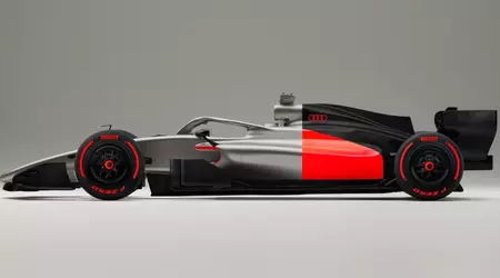 Audi presented its Formula 1 racing car concept in Munich