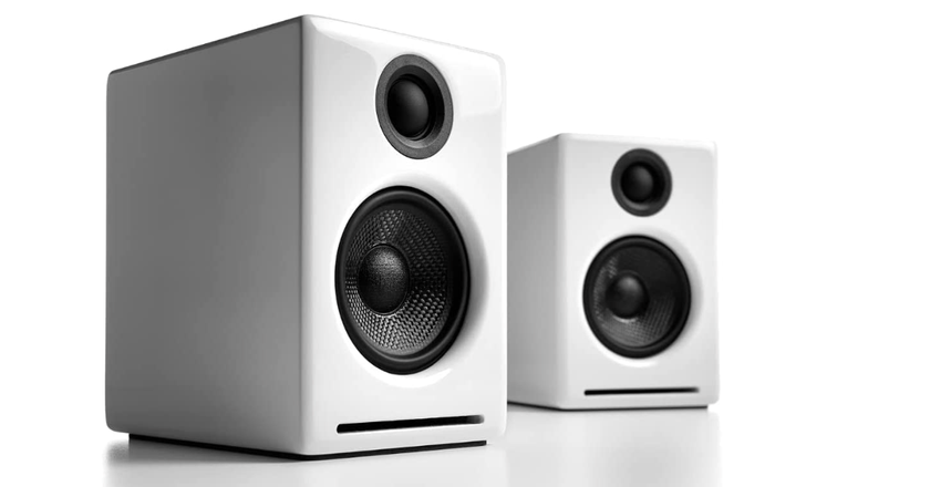 Audioengine A2+ Wireless Speakers best speakers for projector