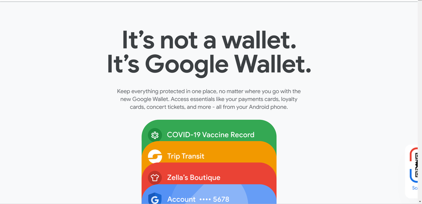 Google Wallet: Как выглядит новый цифровой кошелек