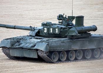Вооружённые Силы Украины используют очень редкий «женский» танк-шоумен Т-80УЕ-1, который был захвачен у российской армии