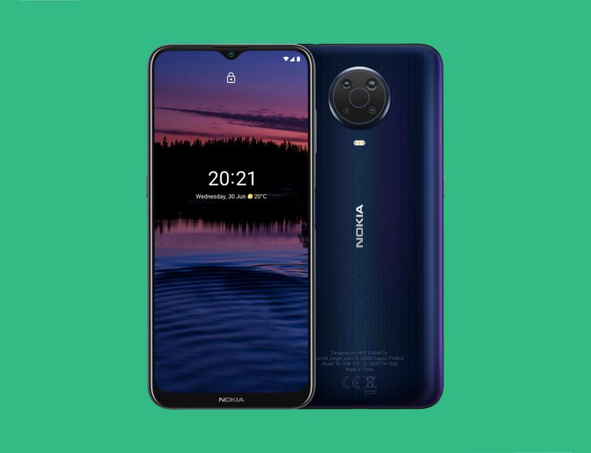 HMD Global анонсировала в Украине Nokia G20 с чипом MediaTek Helio G35, квадро-камерой на 48 МП и NFC за 4499 грн