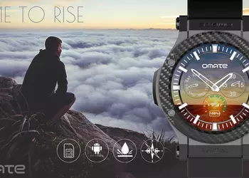 Omate Rise: "умные" часы с круглым экраном, Android 5.1 и 3G