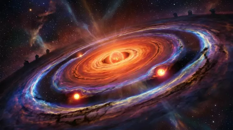 Детский сад в космосе: астрономы застали две гигантские планеты за процессом формирования