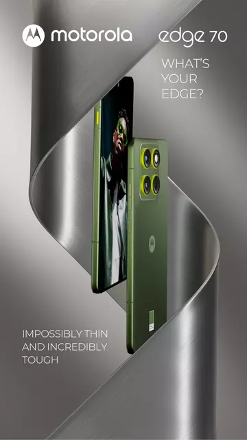 Moto Edge 70: Представлены функции нового поколения для турбированной производительности