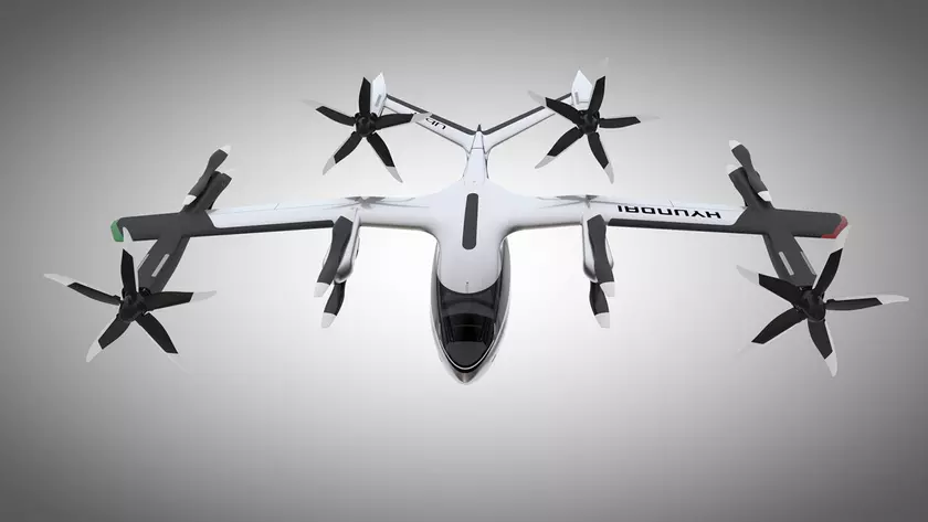 Uber и Hyundai показали на выставке CES 2020 модель четырехместного воздушного такси