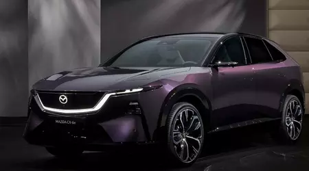 Mazda unveiled the electric crossover CX-6e at the Brussels Motor Show