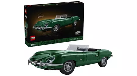 Jaguar E-Type у виконанні LEGO: 1673 деталі британського аристократизму