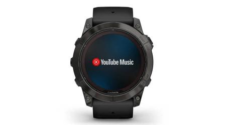 YouTube Music is available on Garmin watches