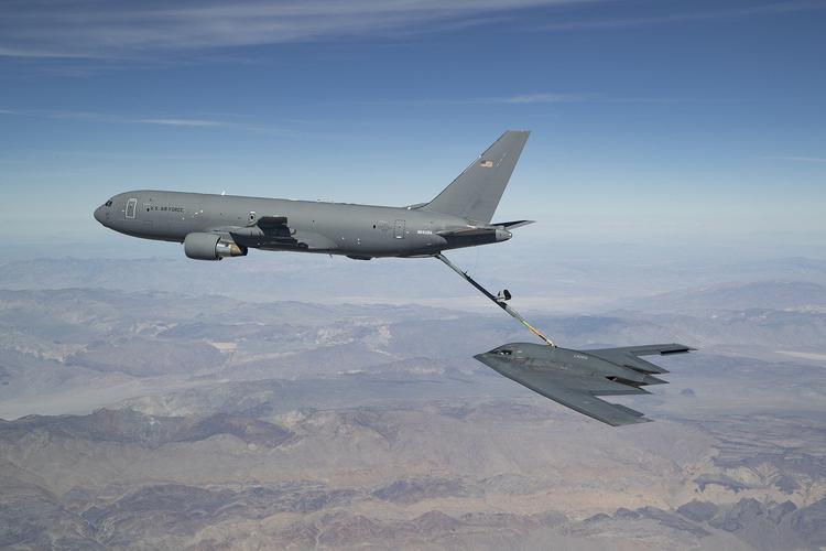 The latest American tanker Boeing KC-46A Pegasus set a record for the duration of the flight - it flew more than 25,000 km with a practical range of 11,830 km