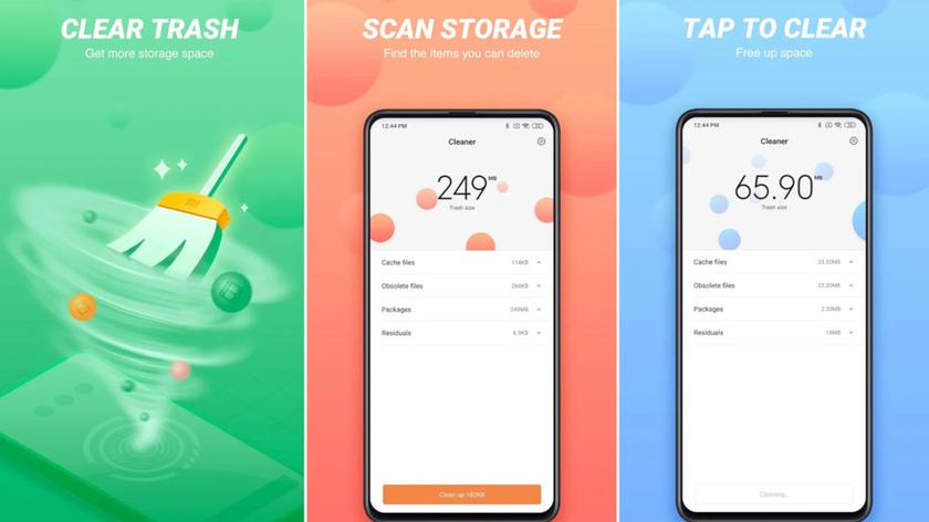 Xiaomi выпустила в Google Play свое приложение Cleaner Lite