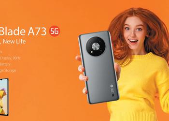 ZTE Blade A73 5G – бюджетный смартфон с 90-Гц дисплеем, 50-МП камерой и аккумулятором ёмкостью 5000 мА*ч за $165