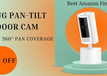 Ring Pan-Tilt Indoor Cam with 360° pan coverage - Now $30 Discount!