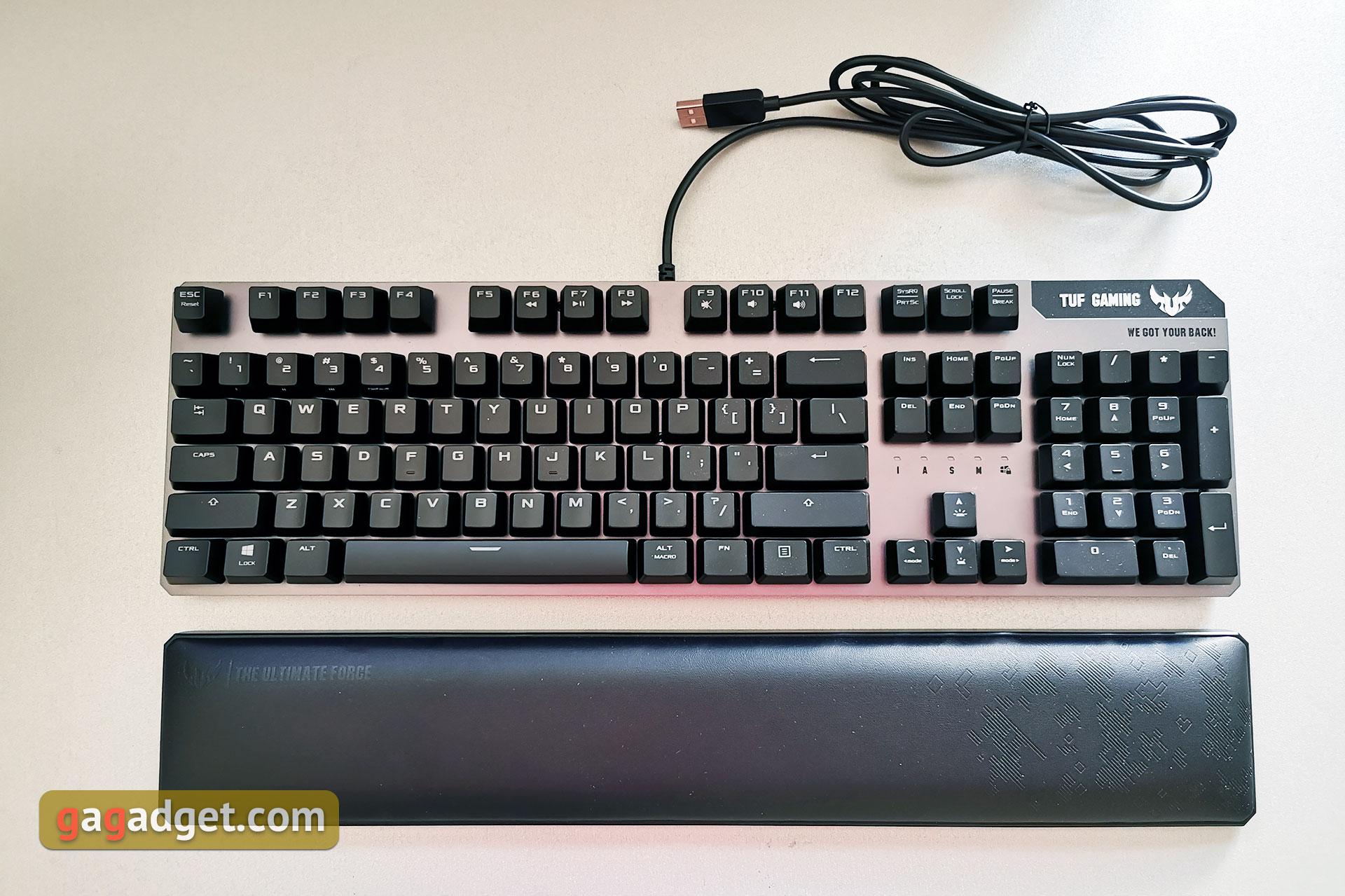 Asus tuf gaming k7 обзор