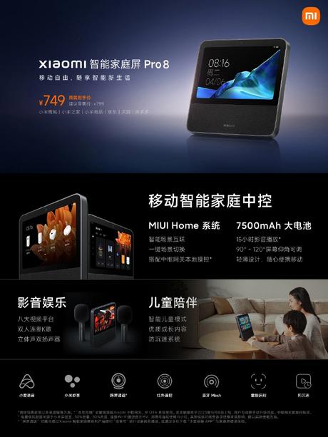 Xiaomi Smart Home Display Pro 8: The Ultimate Hub For Modern Living