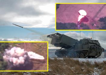 HIMARS/MLRS уничтожил высокоточными снарядами GRMLS российские реактивные системы залпового огня «Ураган» и «Град»