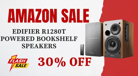 Edifier R1280T Powered Bookshelf Speakers - Now $36 Discount! Black Friday Deal!