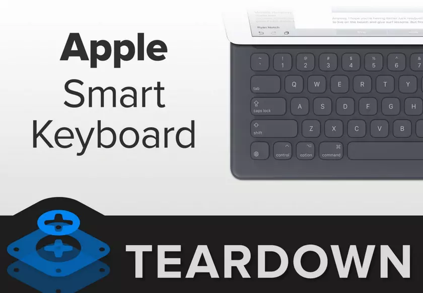 Клавиатура Apple Smart Keyboard для iPad Pro абсолютно неремонтопригодна
