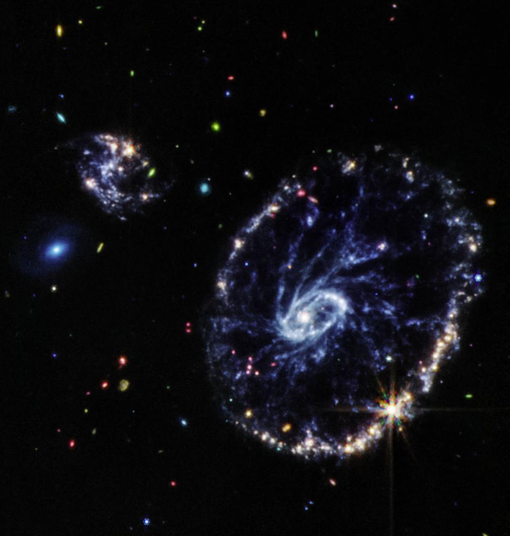 james webb telescope cartwheel galaxy
