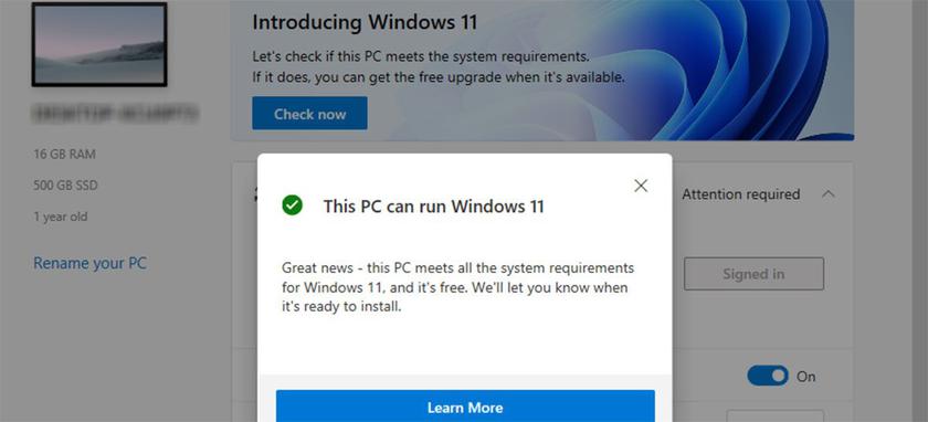 Большинство пользователей Windows 10, включая владельцев Surface, не смогут установить Windows 11 из-за требований к оборудованию