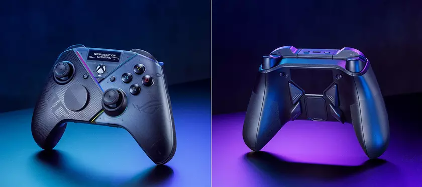 ASUS представила геймпад ROG Raikiri Pro с OLED-дисплеем и дизайном в стиле контроллеров для Xbox