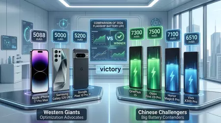 Битва гігантів 2026: як китайські «батарейки» принизили iPhone та Samsung у тесті PhoneBuff