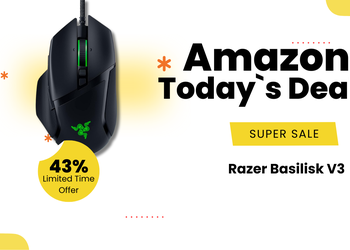 Razer Basilisk V3 Gaming Mouse with 26K DPI Sensor – 43% Off for Just $39.98!
