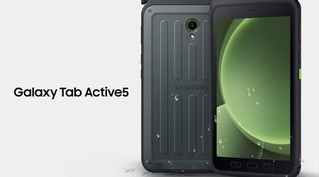 Samsung Galaxy Tab Active 5 : tablette robuste avec écran LCD 120Hz, support du stylet S Pen et batterie amovible de 5050mAh
