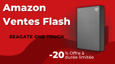 Seagate One Touch 4 To Disque Dur Externe – Économisez 25€!