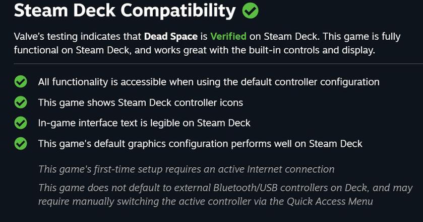 Koszmar Ishimury w Twoich rękach: remake Dead Space jest już w pełni przystosowany do handhelda Steam Deck-2