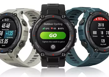 Amazfit T-Rex Pro c защищённым корпусом, датчиком SpO2 и автономностью до 18 дней продают на Amazon со скидкой $20