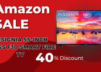 INSIGNIA 55-inch Class F30 Smart Fire TV - Black Friday $140 Discount!