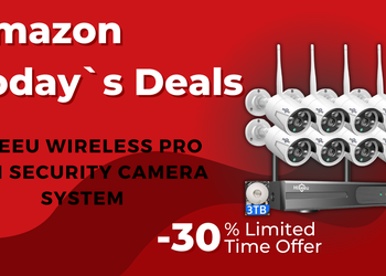 Hiseeu Wireless Pro WiFi Security Camera System – Now $140 Off!