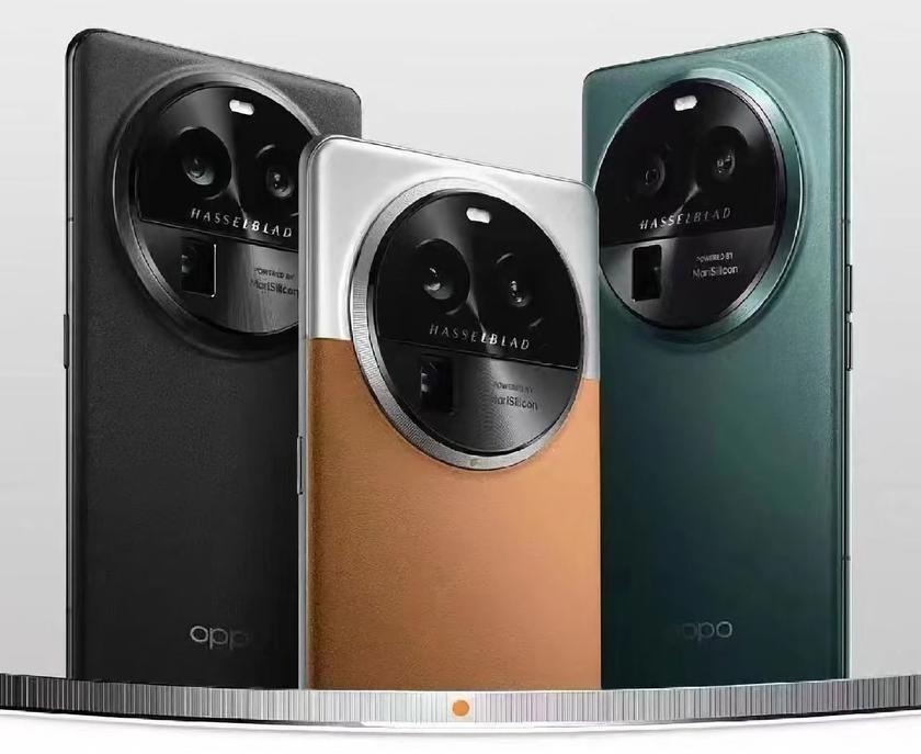 L'OPPO Find X6 Pro dévoilé dans une image officielle : trois couleurs et un appareil photo géant