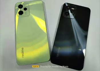 realme C35 in photos: realme 9 Pro style design, triple camera and two body colors