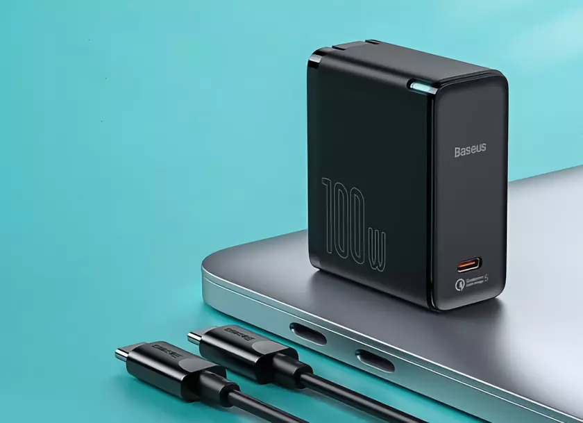 Baseus представила 100-ваттную GaN-зарядку с поддержкой Quick Charge 5 за $30
